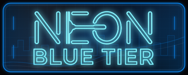 Neon Loyalty Rewards Blue tier