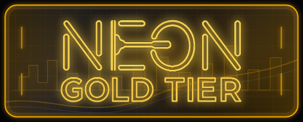 Neon Loyalty Rewards Gold tier