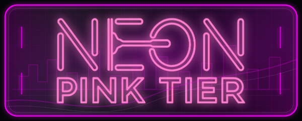 Neon Loyalty Rewards Pink tier